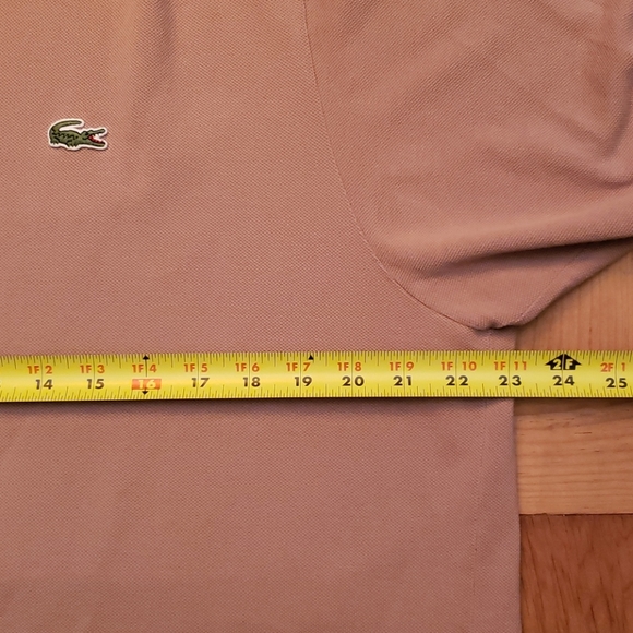 Lacoste Size 7 Brown Polo Shirt. - Picture 4 of 4